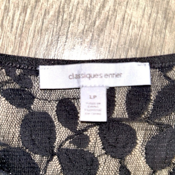 Classiques Entier Tops - Classiques Entier Size LP  Top Blouse Women’s 10 12 with Lace Detail